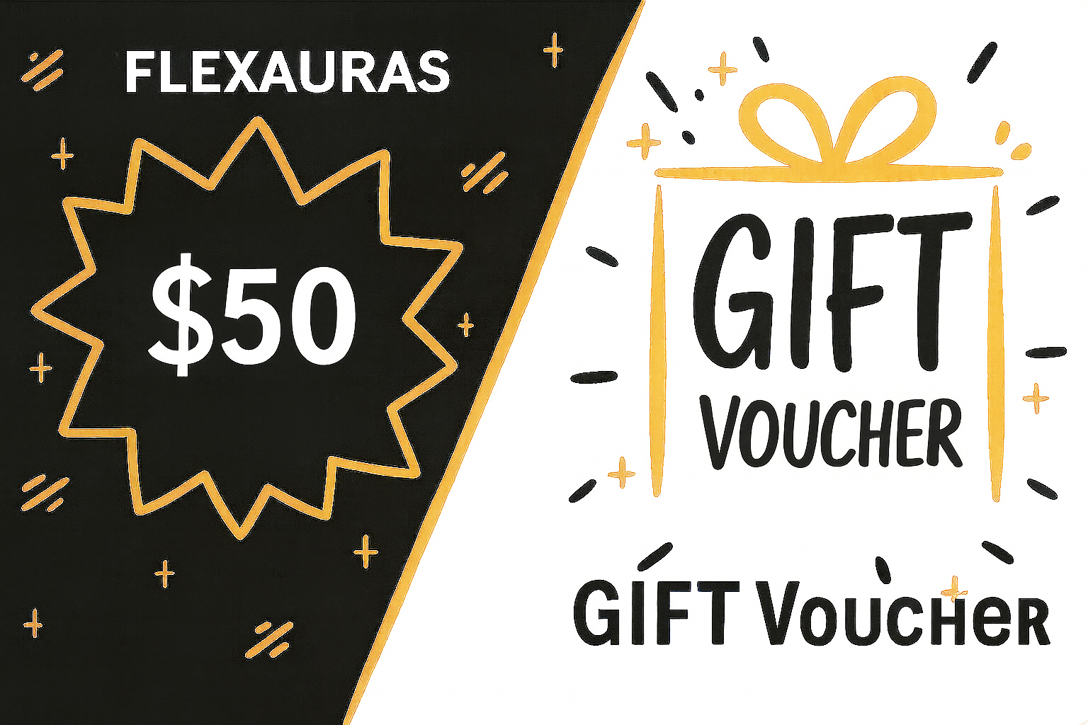 Flexauras Gift Card | Mystery & Anime Magic Inside
