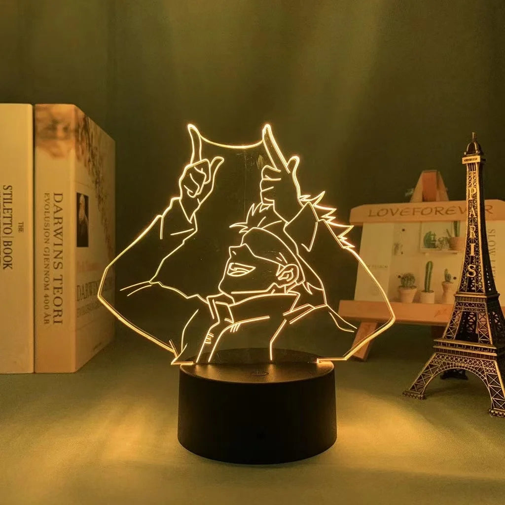 Jujutsu Kaisen LED Acrylic Stand Light | Gojo, Sukuna & Megumi Anime Room Lamp