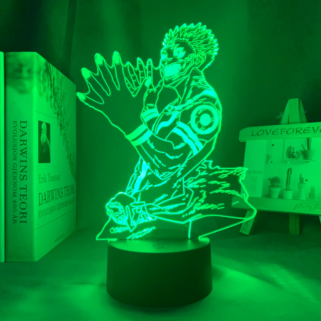Jujutsu Kaisen LED Acrylic Stand Light | Gojo, Sukuna & Megumi Anime Room Lamp