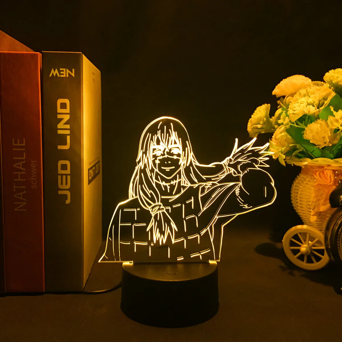 Jujutsu Kaisen LED Acrylic Stand Light | Gojo, Sukuna & Megumi Anime Room Lamp