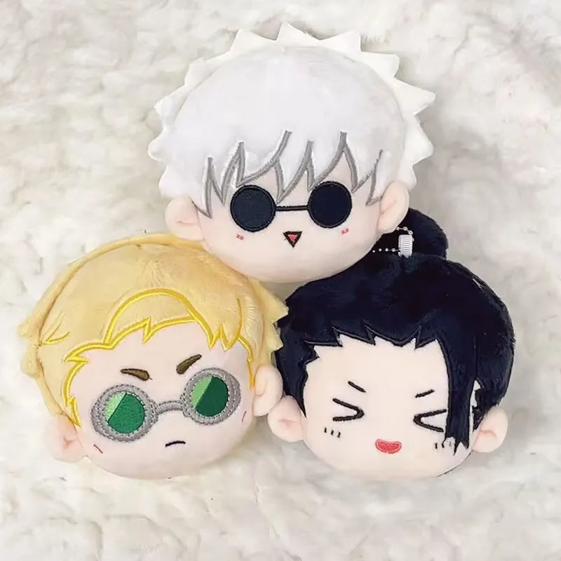 Jujutsu Kaisen Plush Keychains | Gojo, Geto, Nanami & More Cute Collectibles