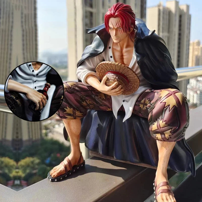 One Piece Shanks Figure (17cm) | Film Red Yonko PVC Collectible Statue