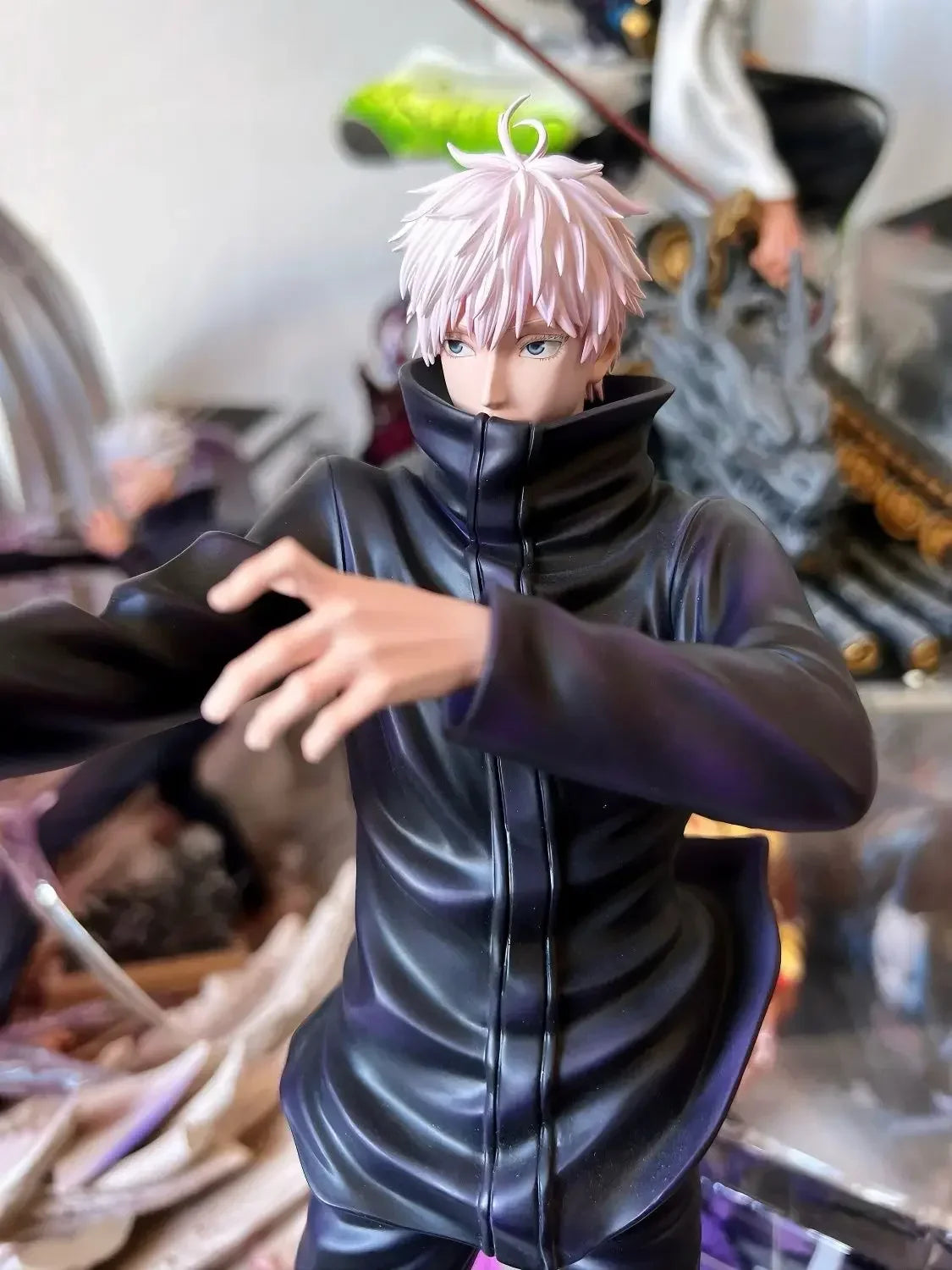 Gojo Satoru Premium Anime Figure | Jujutsu Kaisen Infinity Pose Collectible Statue