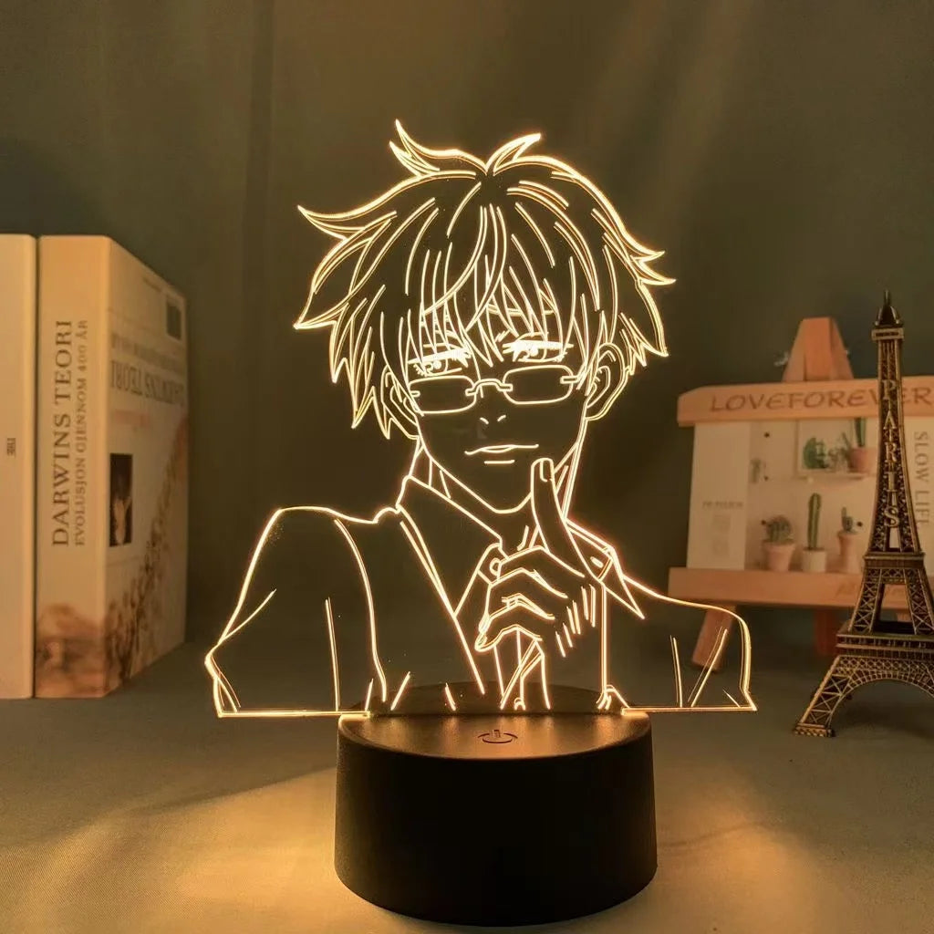 Jujutsu Kaisen LED Acrylic Stand Light | Gojo, Sukuna & Megumi Anime Room Lamp