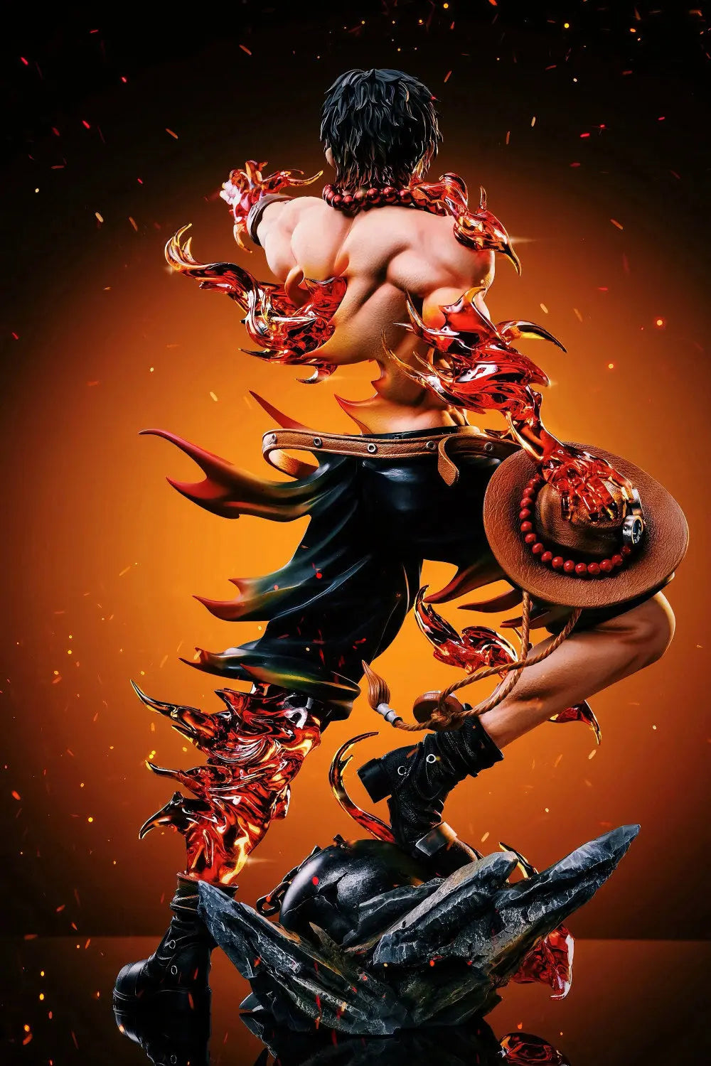 One Piece Portgas D. Ace Premium Figure | Flame Fist Anime Statue Collectible