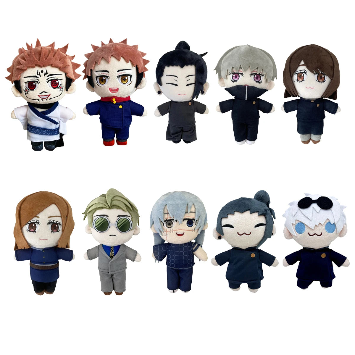 Jujutsu Kaisen Plush Series | Gojo, Geto, Nanami, Mahito, Nobara & More Soft Collectibles