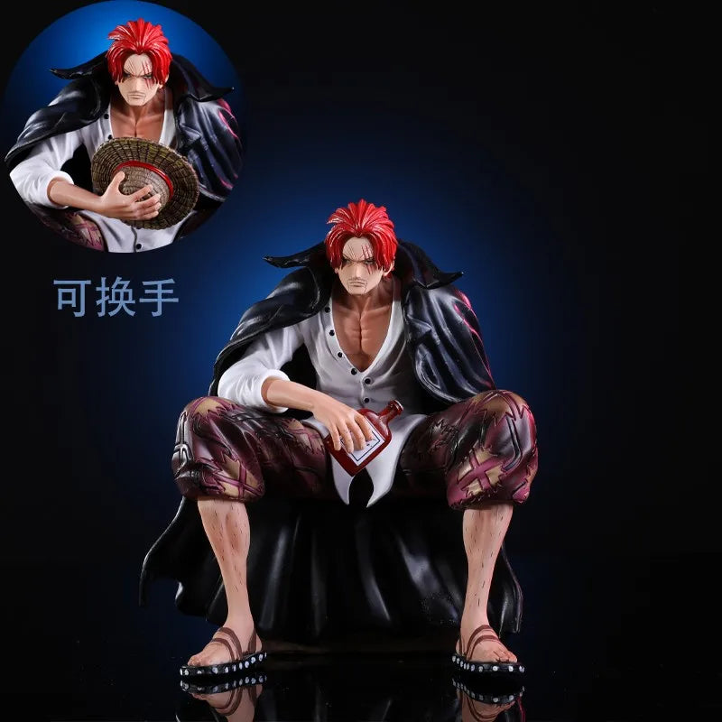 One Piece Shanks Figure (17cm) | Film Red Yonko PVC Collectible Statue