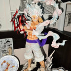One Piece Gear 5 Luffy Figure (25cm) | Sun God Nika PVC Collectible Statue