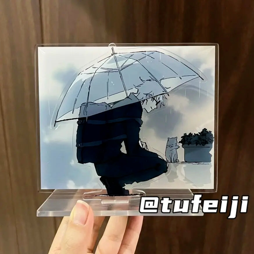 Jujutsu Kaisen Kawaii Acrylic Stand | Gojo & Geto Desk Decoration Figure