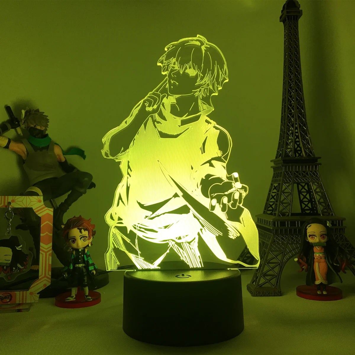 Jujutsu Kaisen LED Acrylic Stand Light | Gojo, Sukuna & Megumi Anime Room Lamp