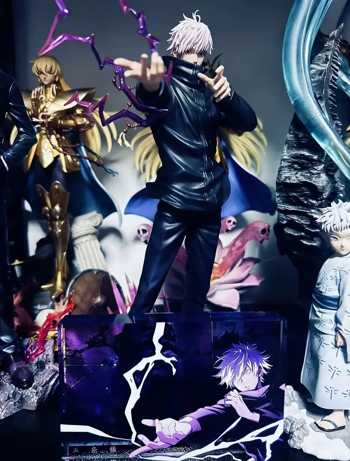 Gojo Satoru Premium Anime Figure | Jujutsu Kaisen Infinity Pose Collectible Statue