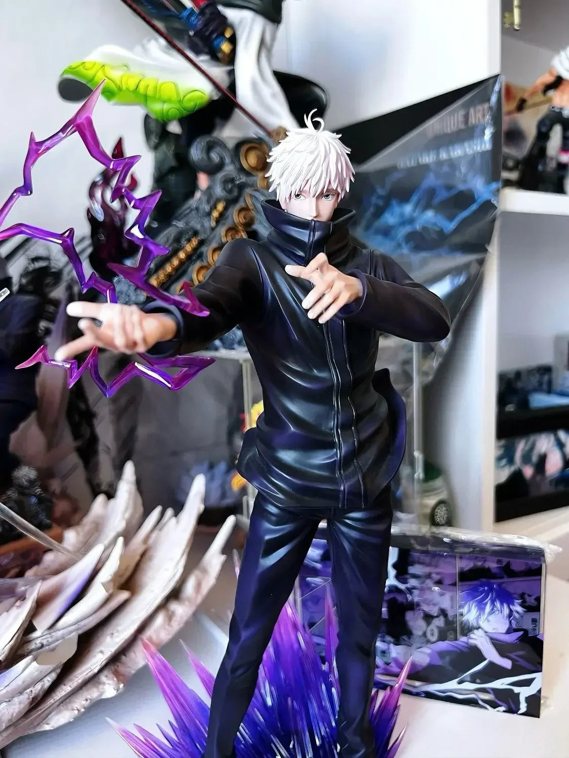 Gojo Satoru Premium Anime Figure | Jujutsu Kaisen Infinity Pose Collectible Statue
