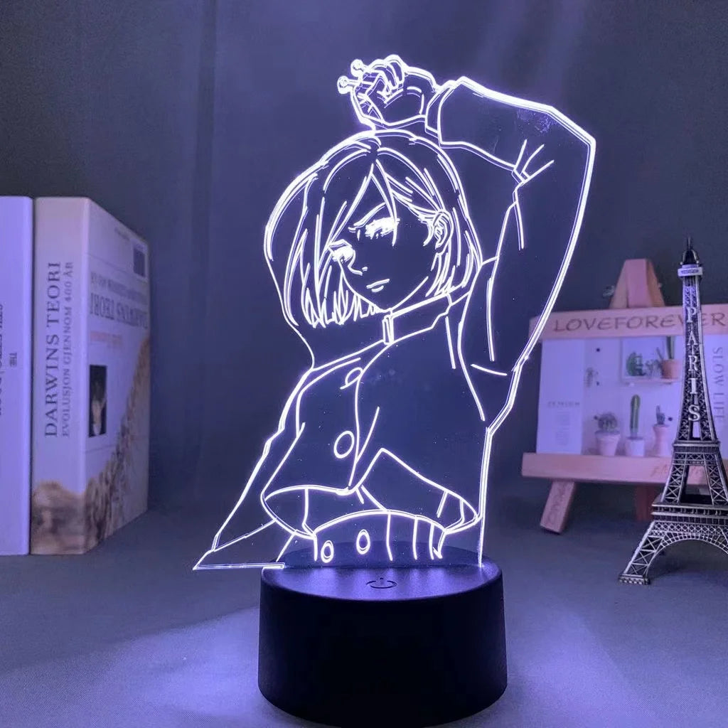 Jujutsu Kaisen LED Acrylic Stand Light | Gojo, Sukuna & Megumi Anime Room Lamp
