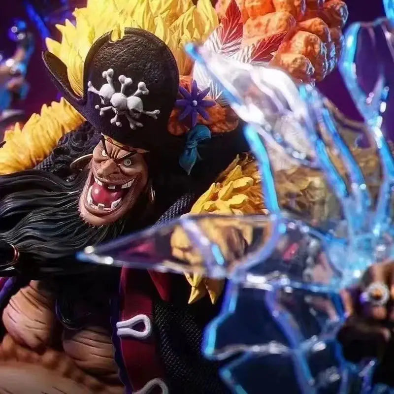 One Piece Blackbeard Premium Figure (22cm) | OEM Yonko GK-Style Collector’s Statue