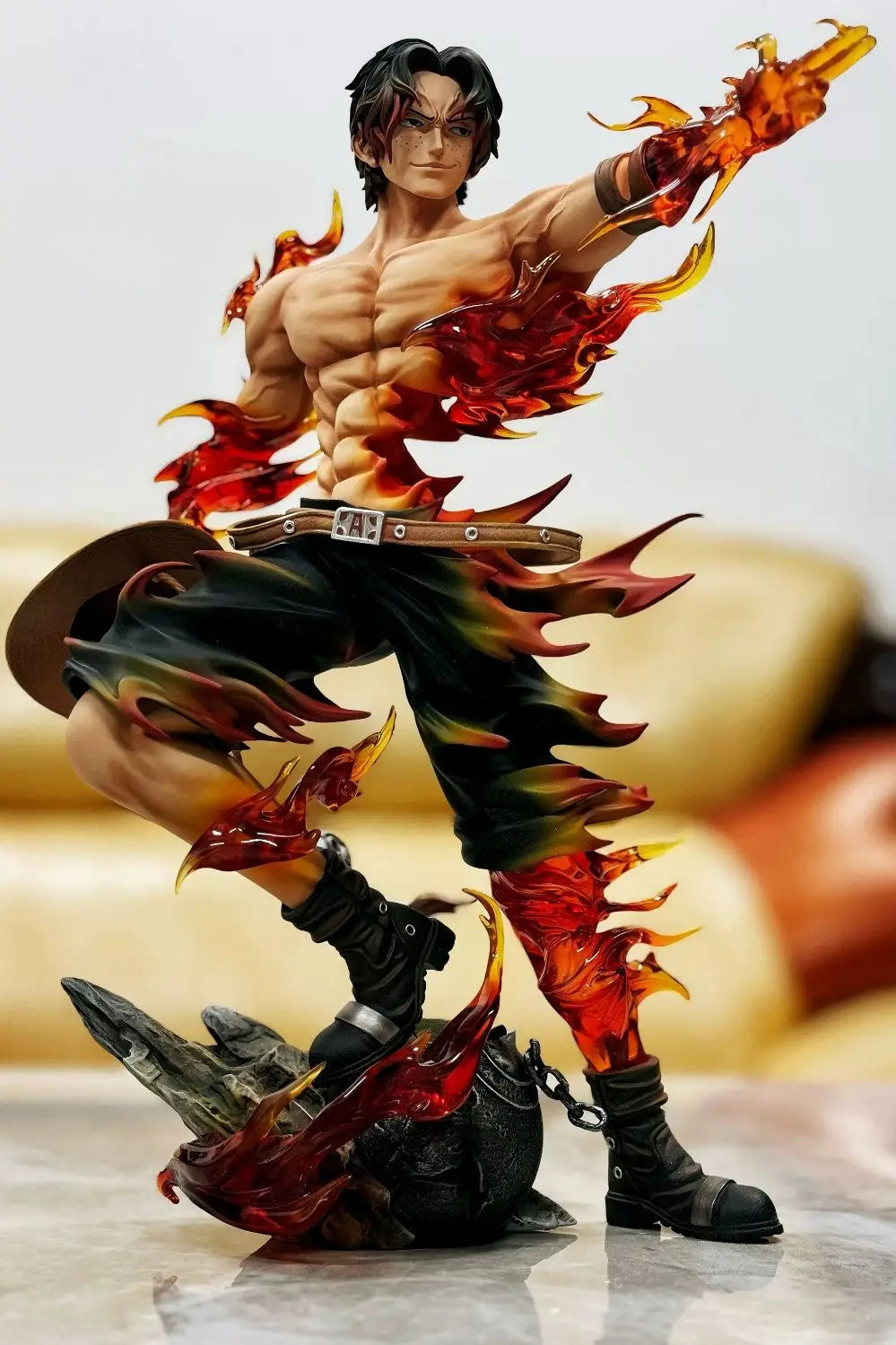 One Piece Portgas D. Ace Premium Figure | Flame Fist Anime Statue Collectible