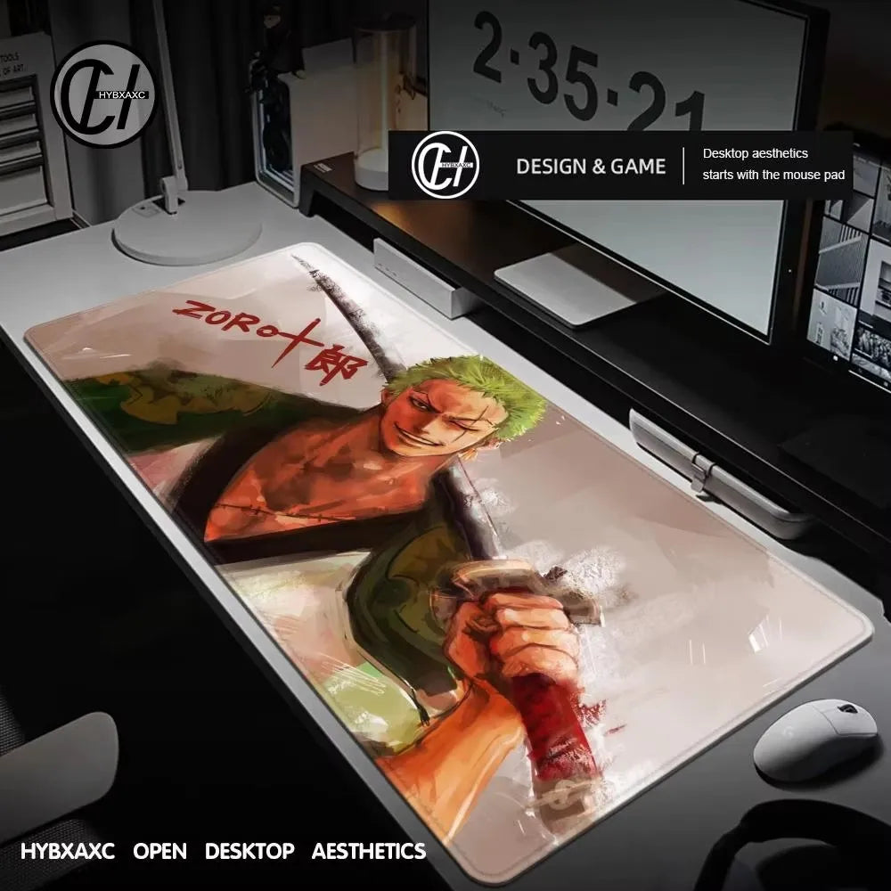 One Piece Anime Mouse Pad  | Zoro, Sanji & Luffy XXL Desk Mat