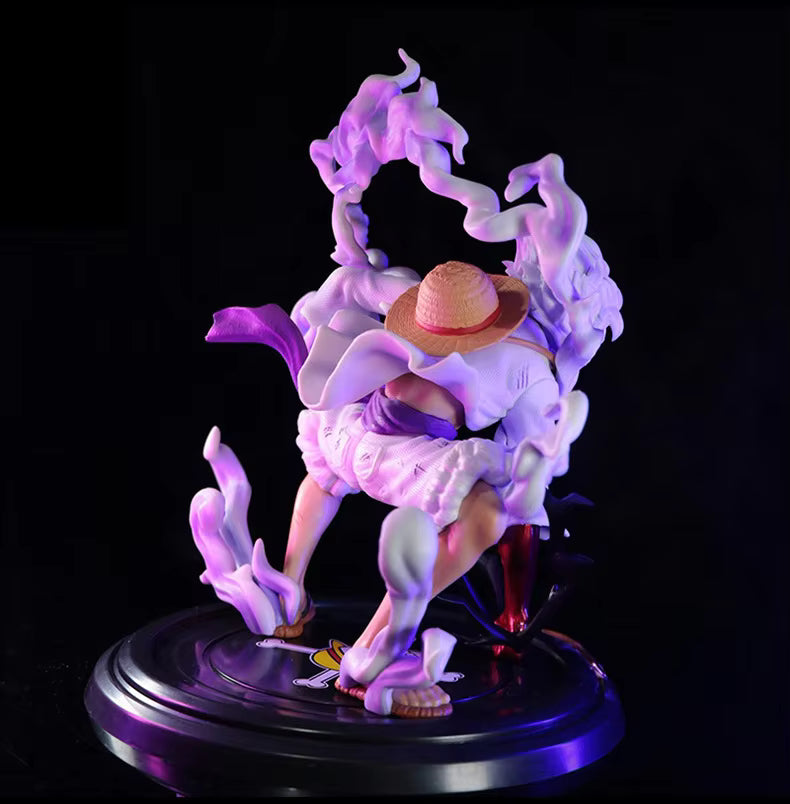 One Piece Gear 5 Luffy Figure (20cm) | Sun God Nika PVC Collectible Statue