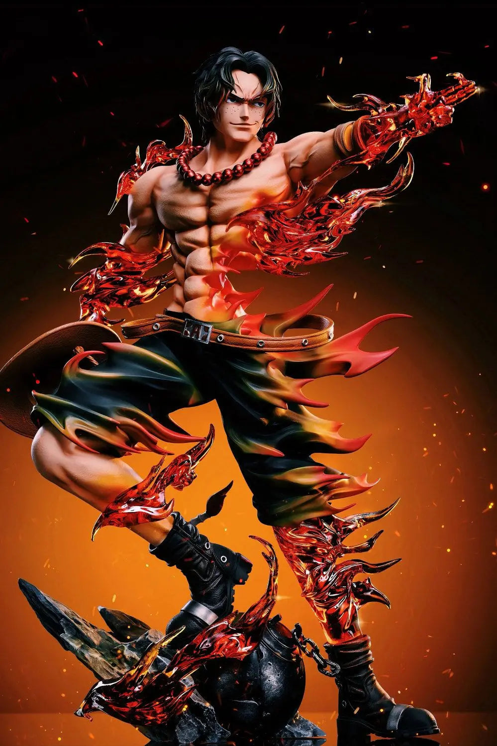 One Piece Portgas D. Ace Premium Figure | Flame Fist Anime Statue Collectible