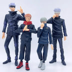 Jujutsu Kaisen 4-Piece Figure Set | Gojo, Itadori & More Seated Collectible Figures