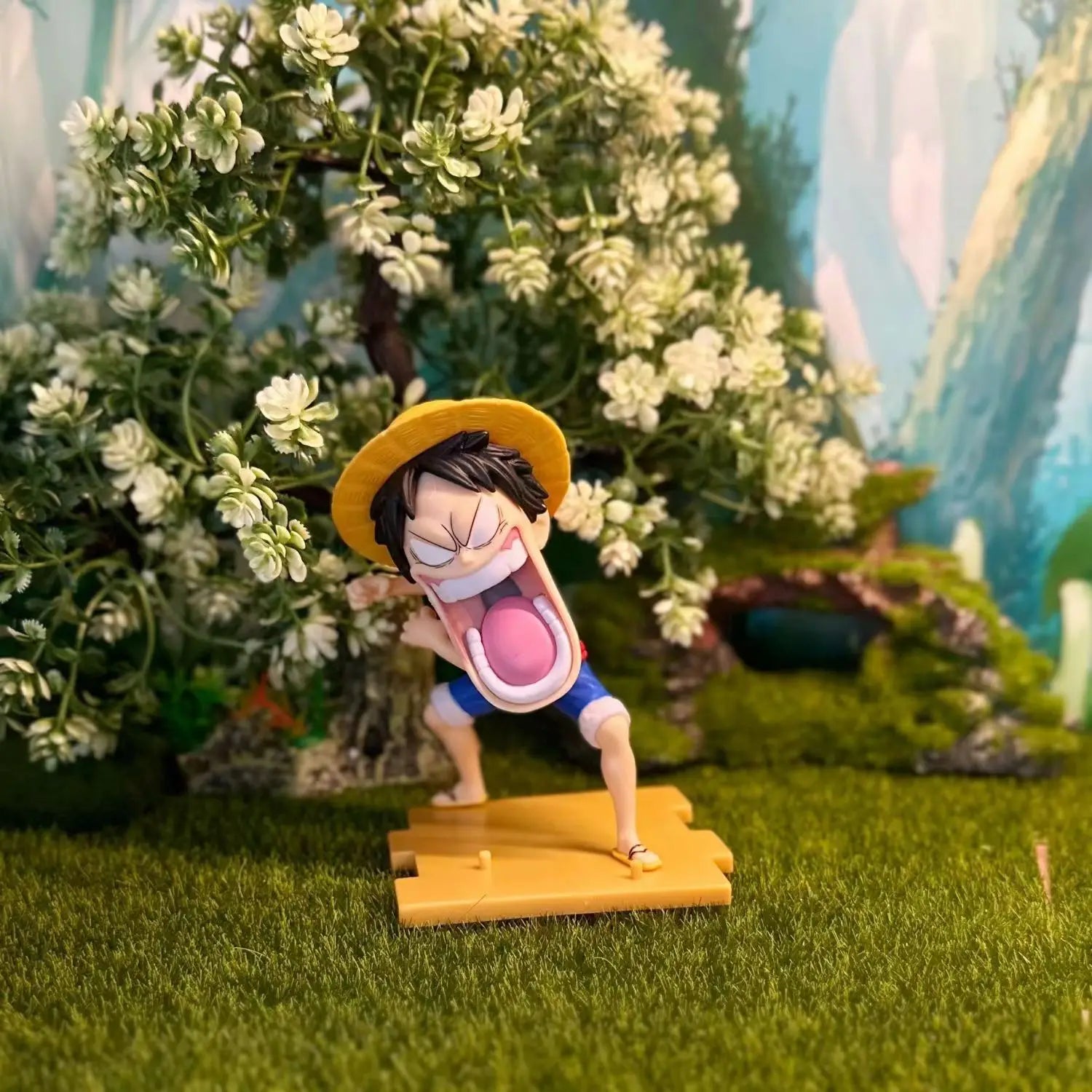 One Piece Hungry Trio Figures (15cm) | Luffy, Zoro & Sanji Funny PVC Collectible Set