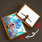 One Piece LED Light Frame | Luffy & Zoro Anime Night Lamp Home Décor