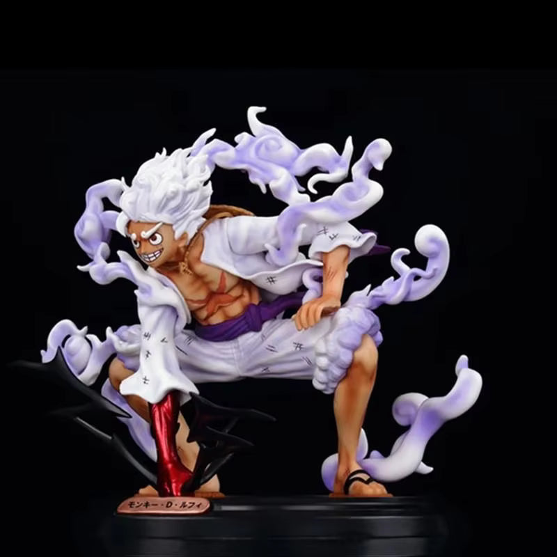 One Piece Gear 5 Luffy Figure (20cm) | Sun God Nika PVC Collectible Statue