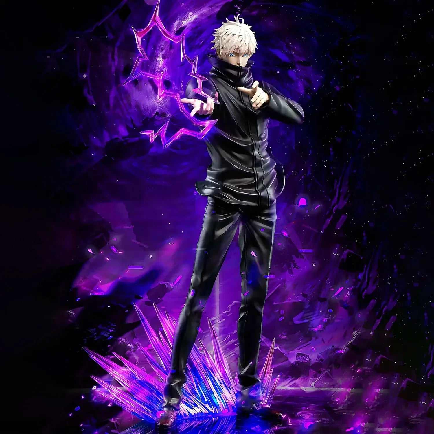 Gojo Satoru Premium Anime Figure | Jujutsu Kaisen Infinity Pose Collectible Statue