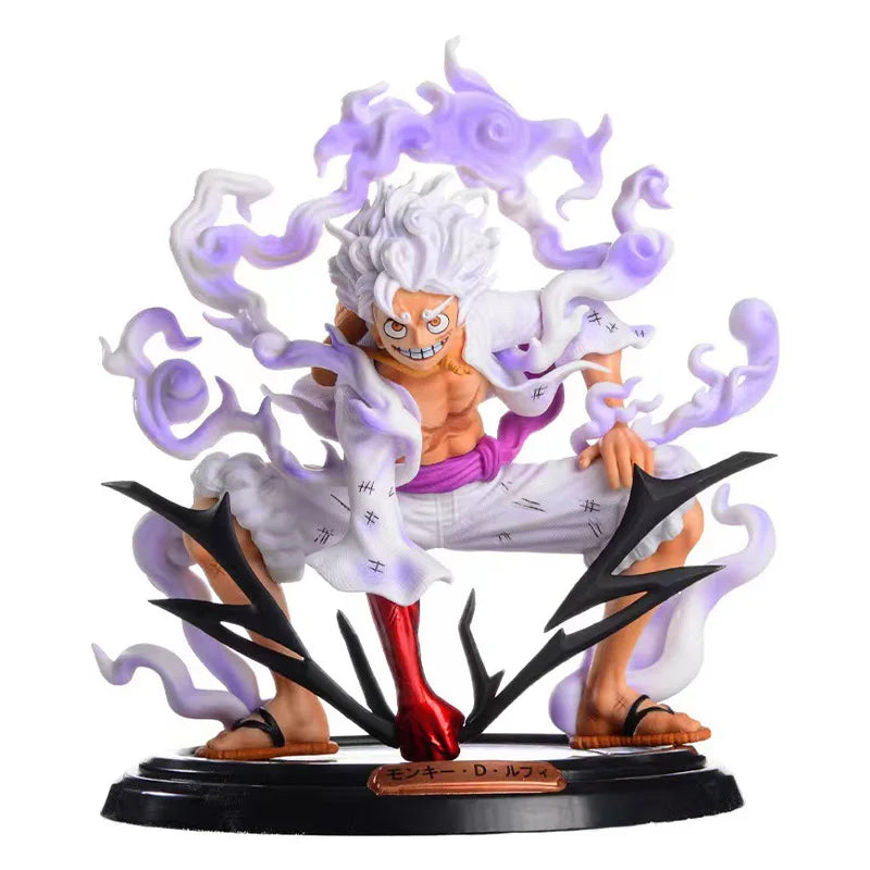 One Piece Gear 5 Luffy Figure (20cm) | Sun God Nika PVC Collectible Statue