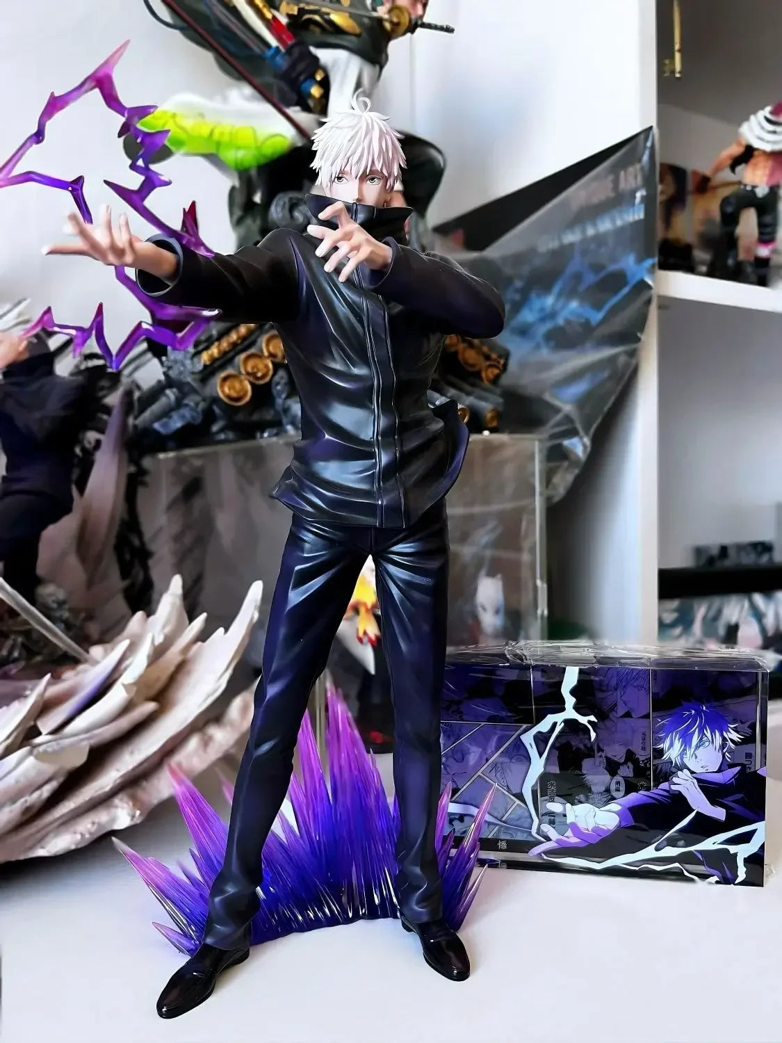 Gojo Satoru Premium Anime Figure | Jujutsu Kaisen Infinity Pose Collectible Statue