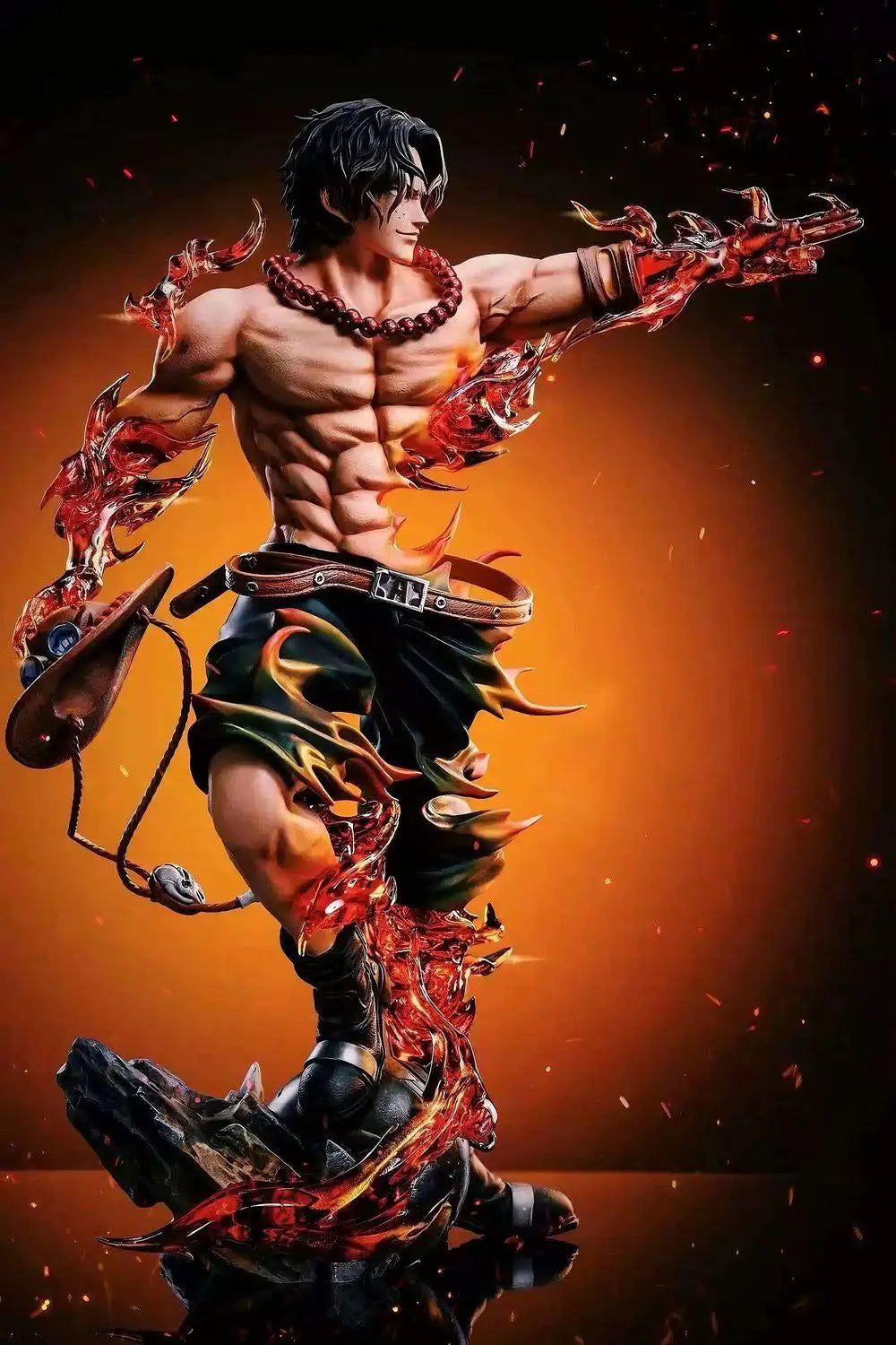 One Piece Portgas D. Ace Premium Figure | Flame Fist Anime Statue Collectible