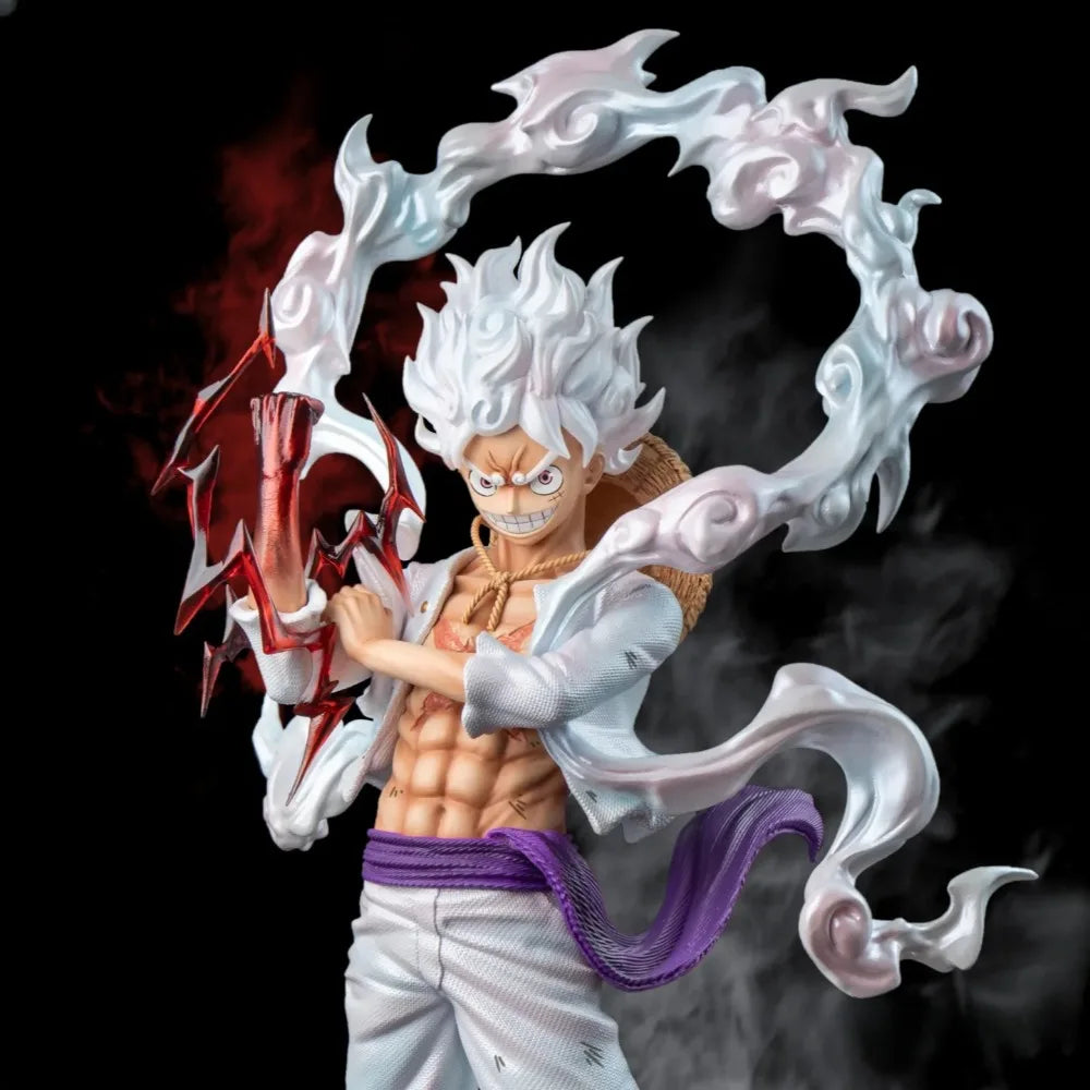 One Piece Gear 5 Luffy Figure (25cm) | Sun God Nika PVC Collectible Statue